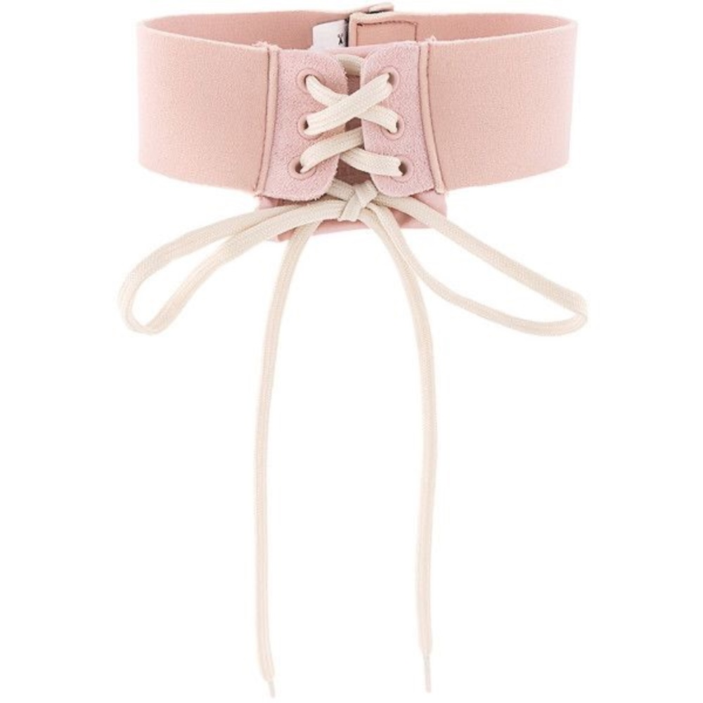 [NWT] Puma x FENTY Lace Up Choker - Pink & Vanilla